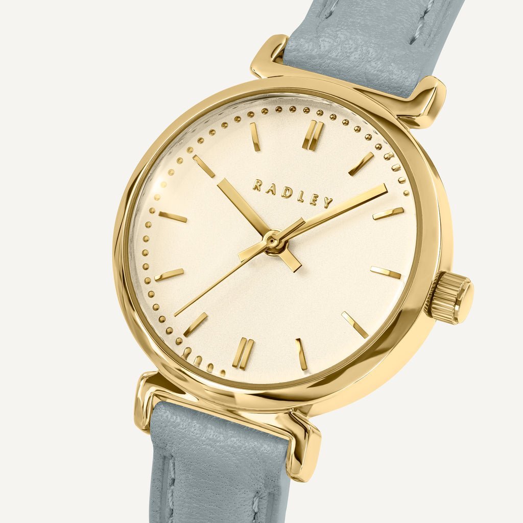 The Abbey - Mini T-Bar Leather Strap Watch