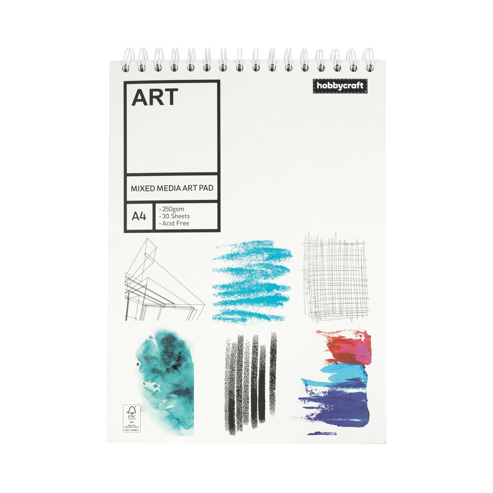 Mixed Media Art Pad A4 30 Sheets