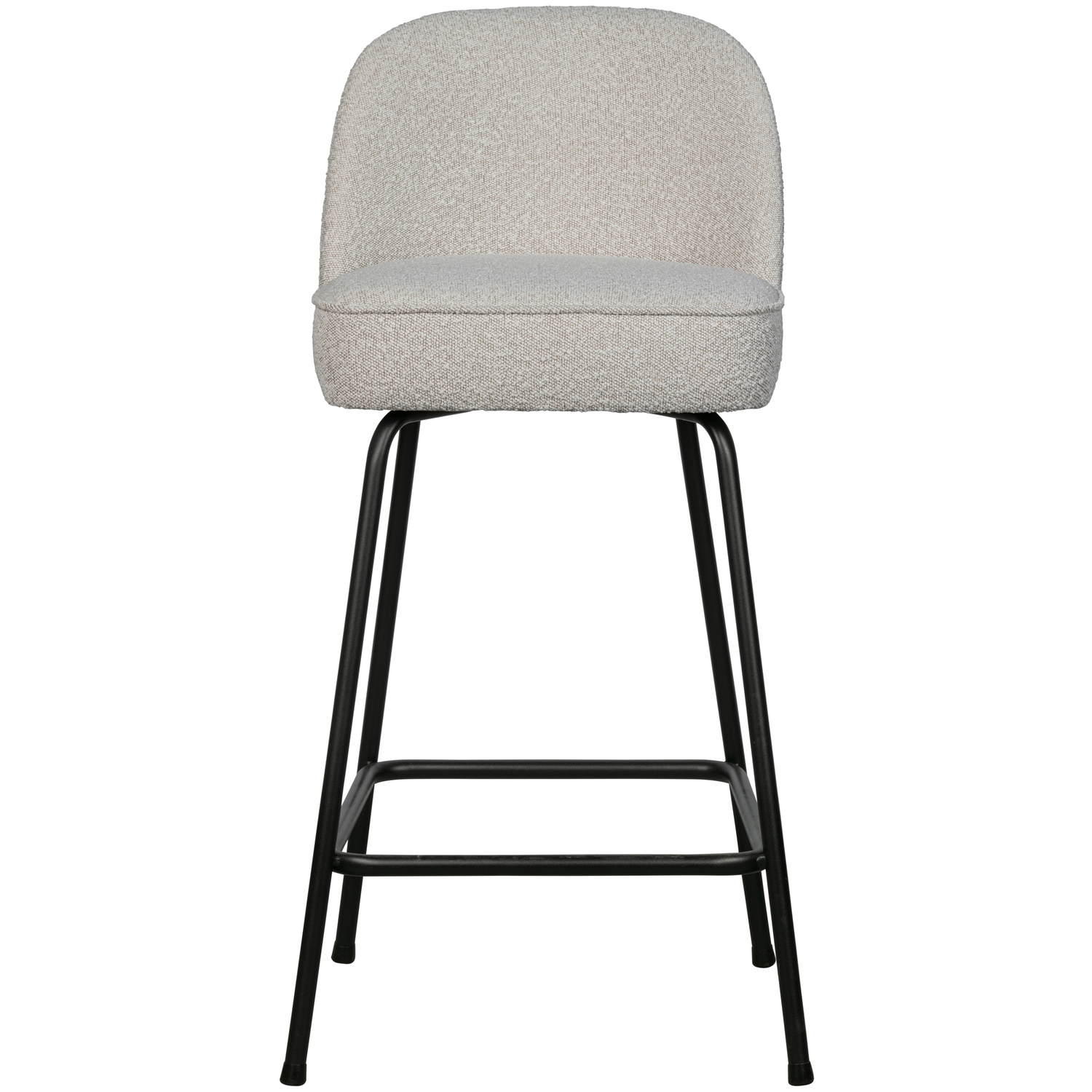 WOOOD barstoel Vogue - Velvet - Naturel - 89x50x55