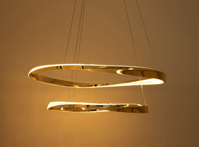 MOOSEE lampa wisząca ANILLO 2 złota
