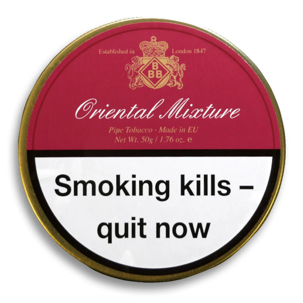 BBB Oriental Mixture Pipe Tobacco 50g Tin