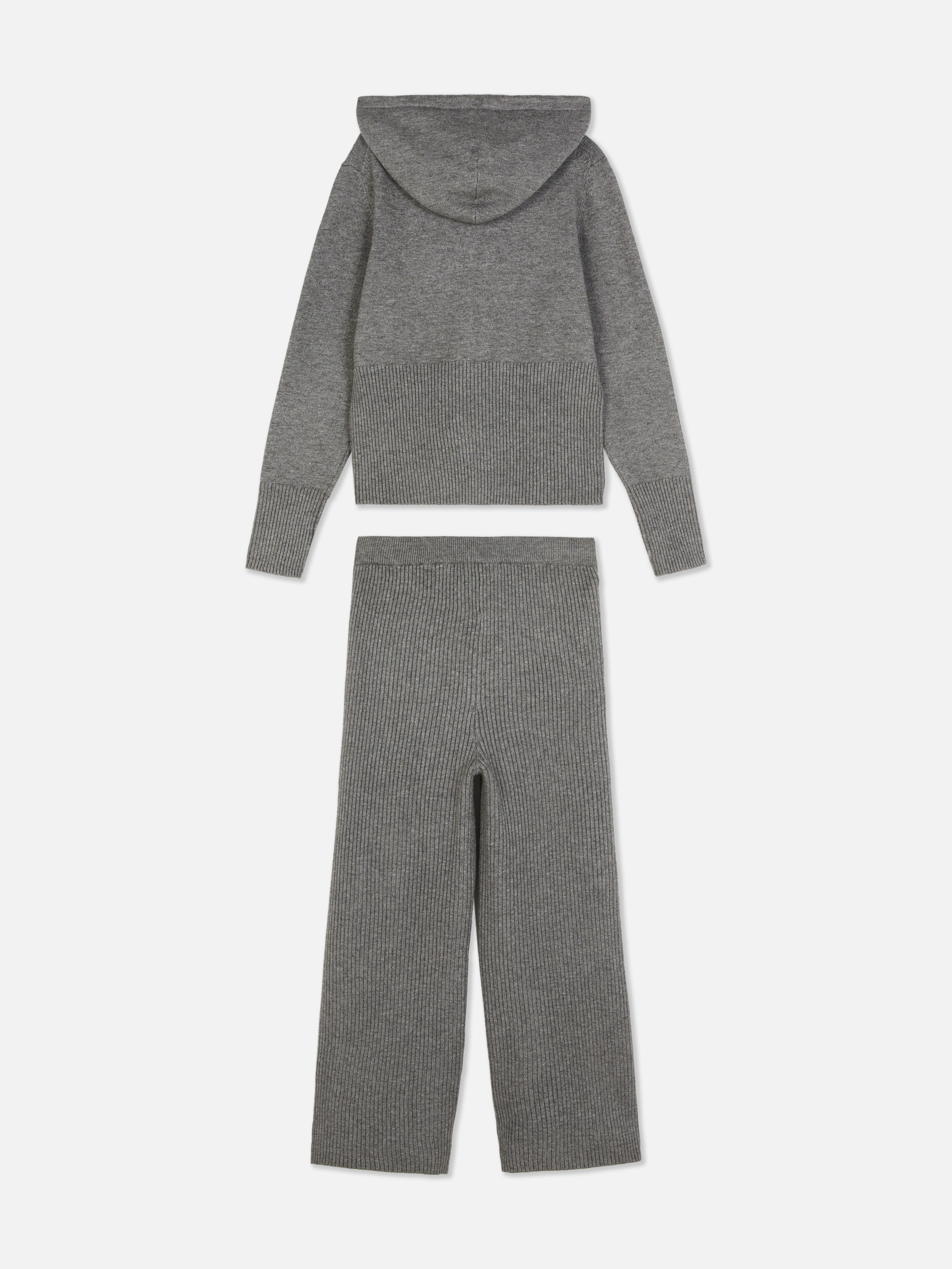 7-15yrs | Zip-Up Hoodie and Wide Leg Joggers Set