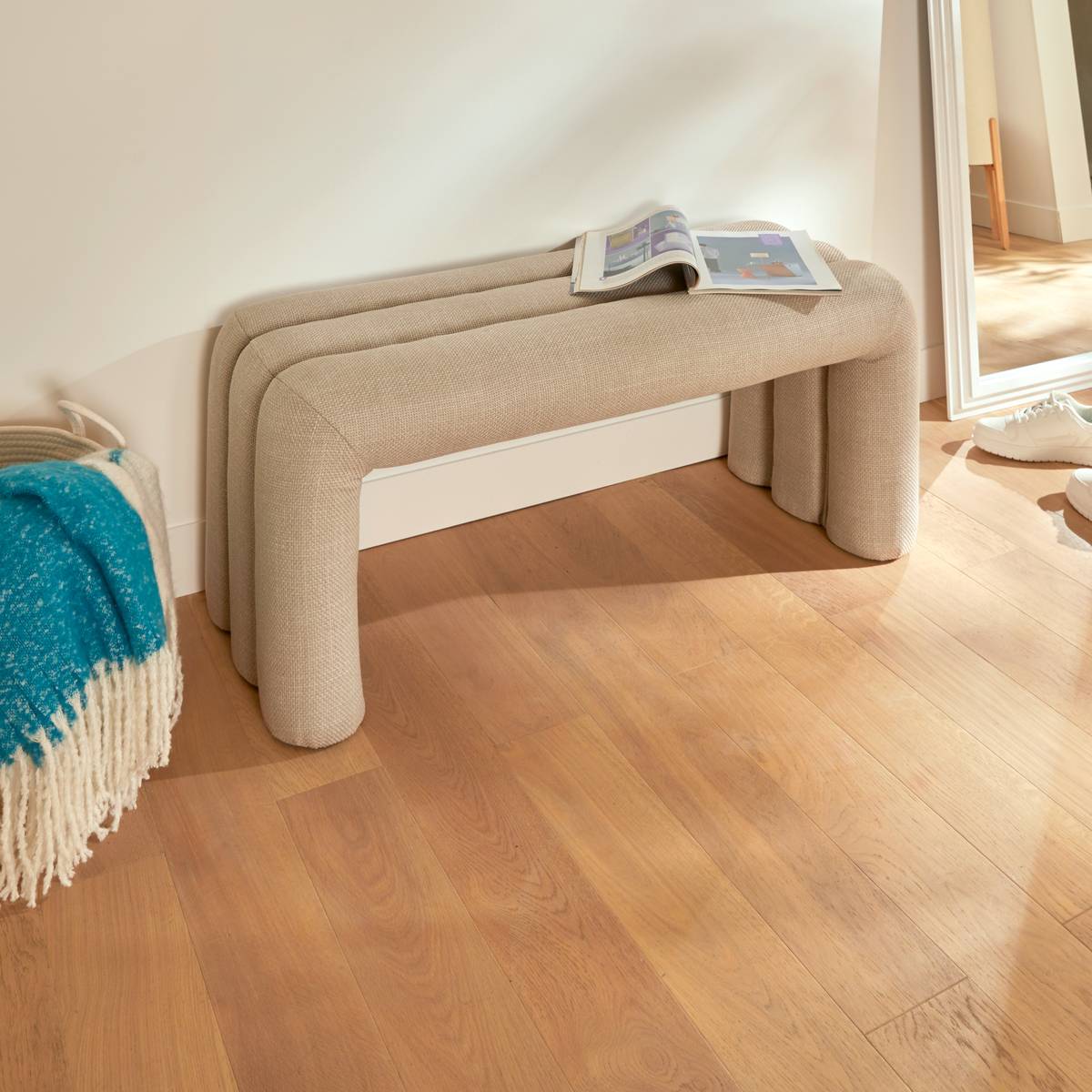 Bench "Sisco" Clay, 102x42 cm