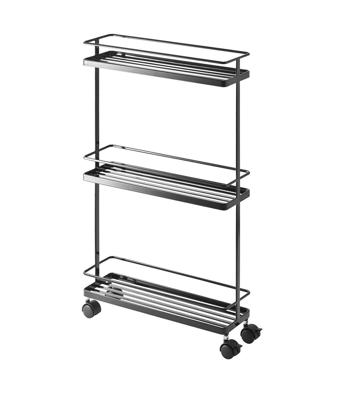 - Desserte de cuisine sur roulettes noire