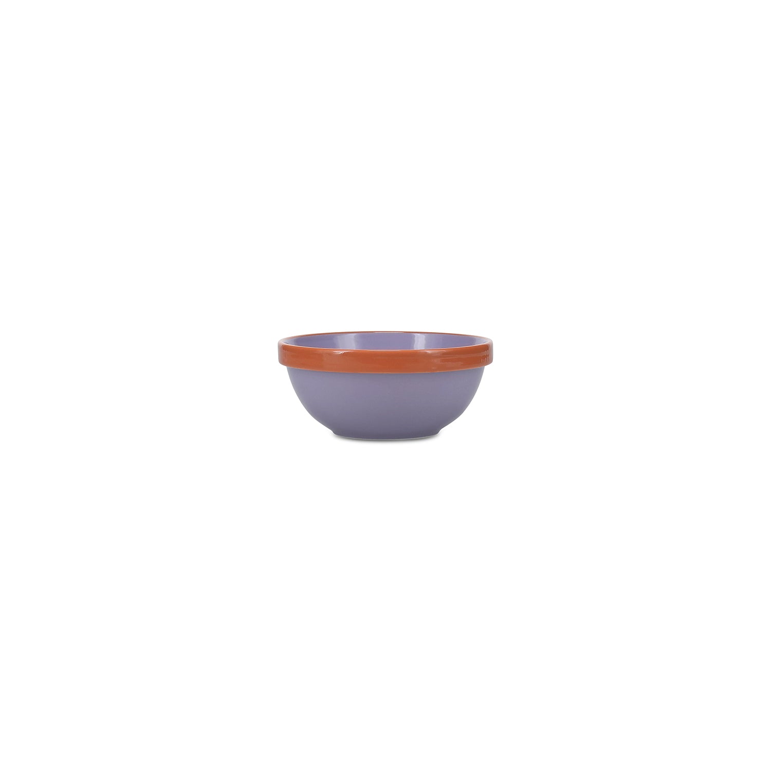 Ona - Kom 15,5xH6,5cm paars/oranje Duo - Set van 4