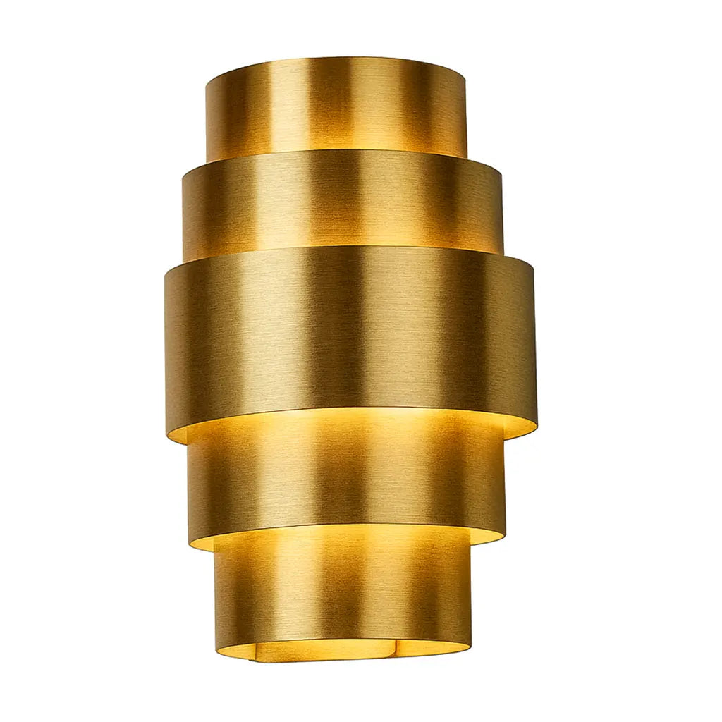 Artdelight wandlamp Rolls - 2 lichts - 13 x 22  cm - brons