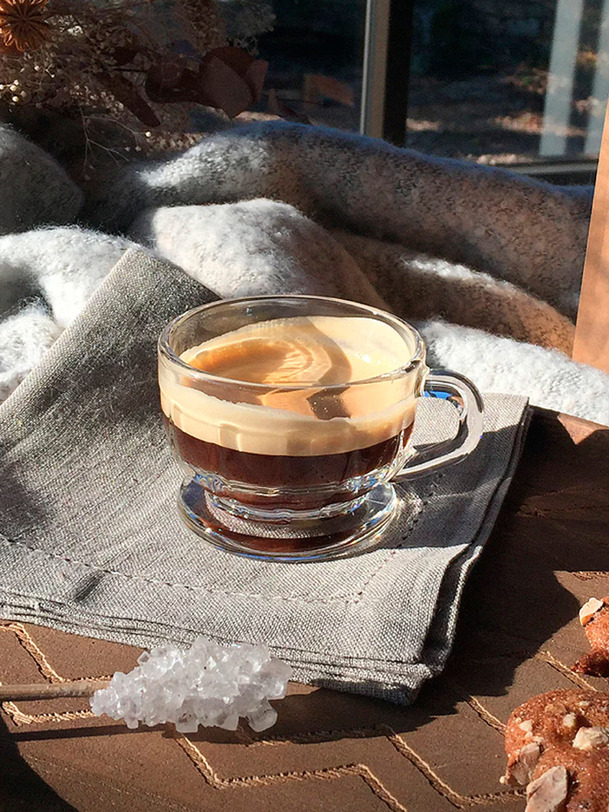 Lot de 6 tasses espresso - la rochere transparent