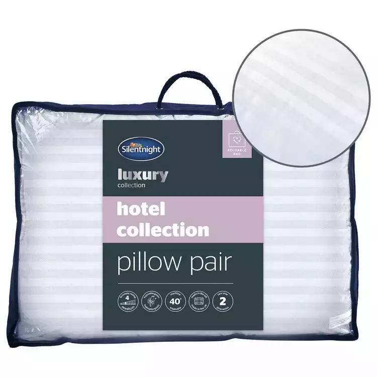 Silentnight Hotel Collection Medium Pillow – 2 Pack