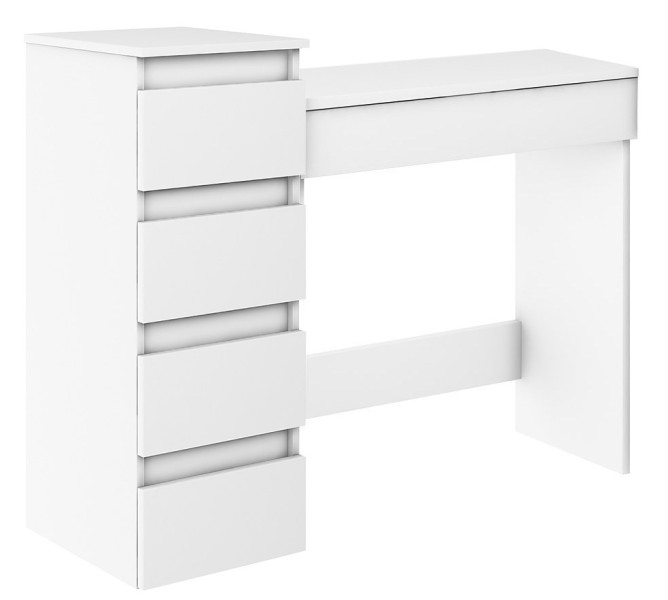 Biurko MeganSłupek 4S Biały 104X37 Cm