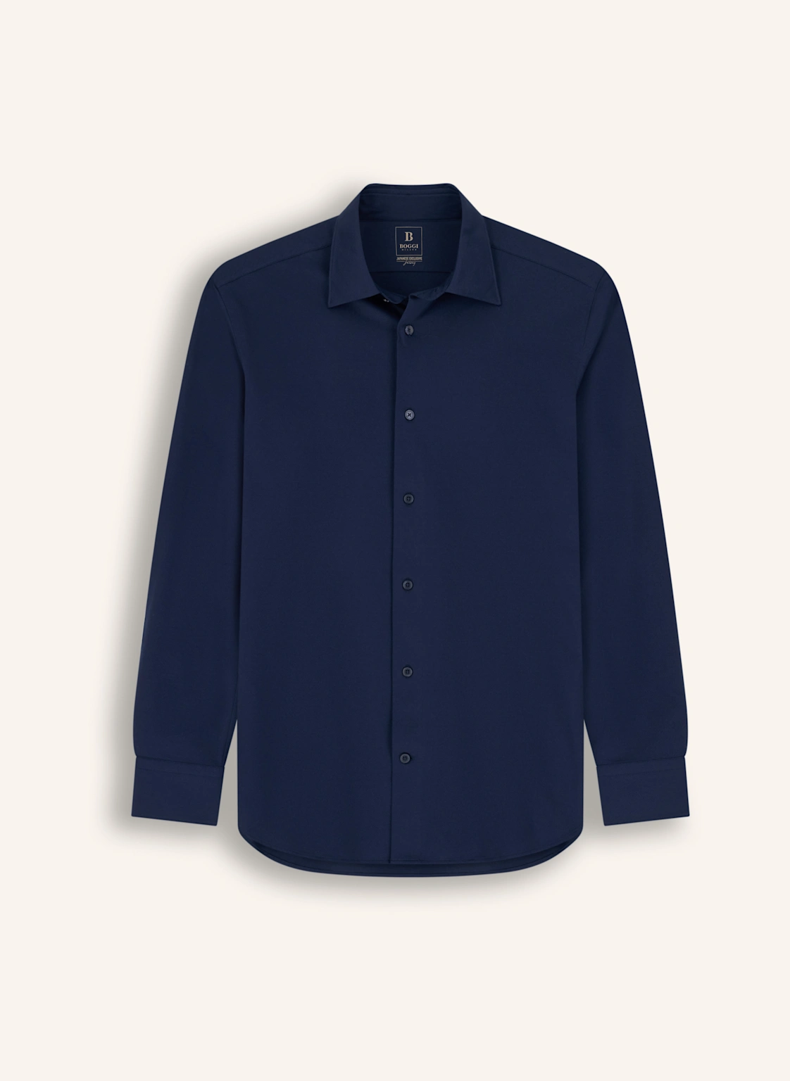 BOGGI MILANO Jerseyhemd Regular Fit