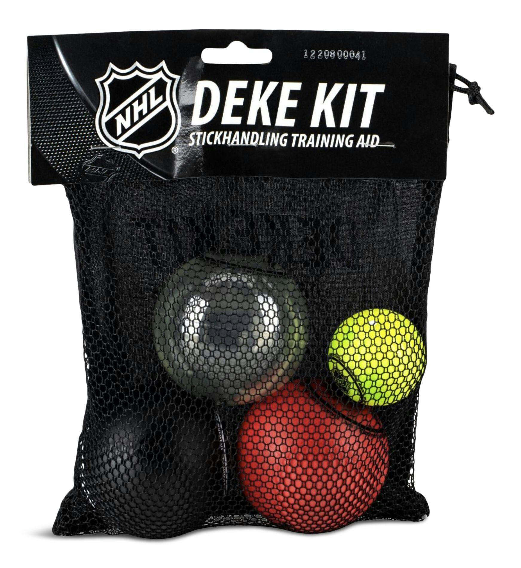 Franklin NHL Deke/Dangle Hockey Training Balls Kit, 4-pk