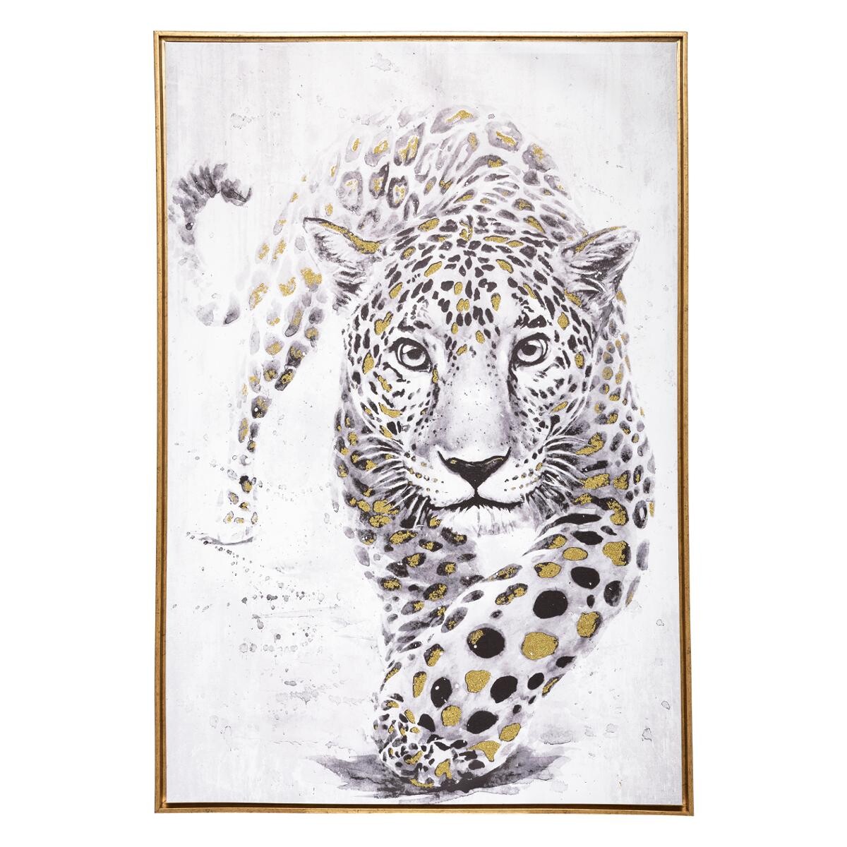 Framed canvas"Animaux" 78x118 cm