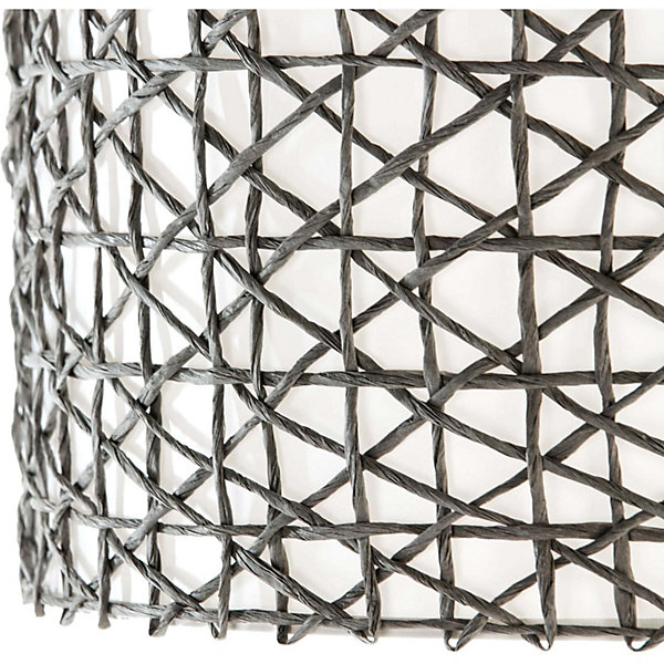 Abat-jour flumeri 40 x 40 x 22 cm Gris