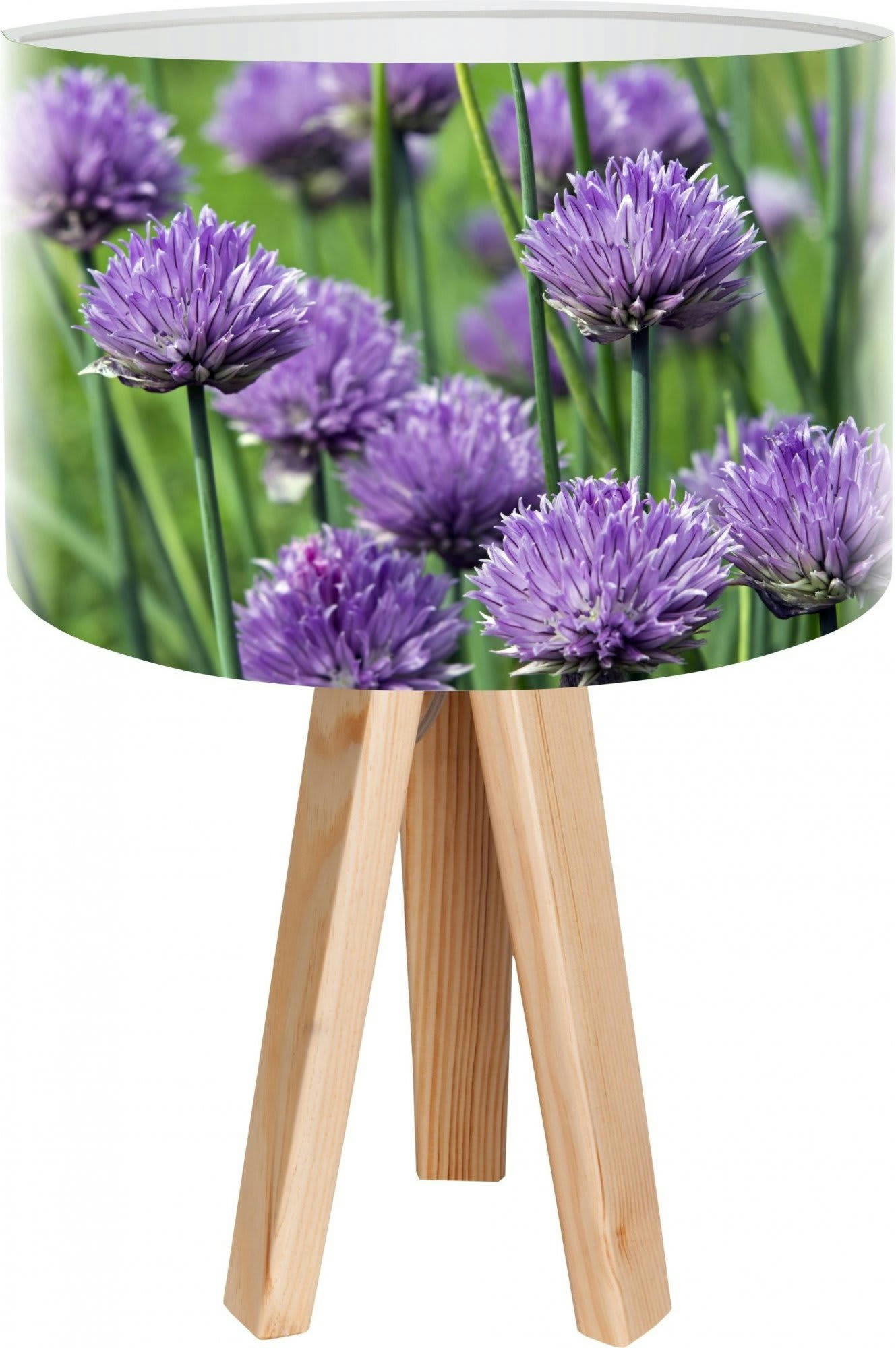 BOTHANICA - Lampe de chevet Bois Violet 30x30x45 cm