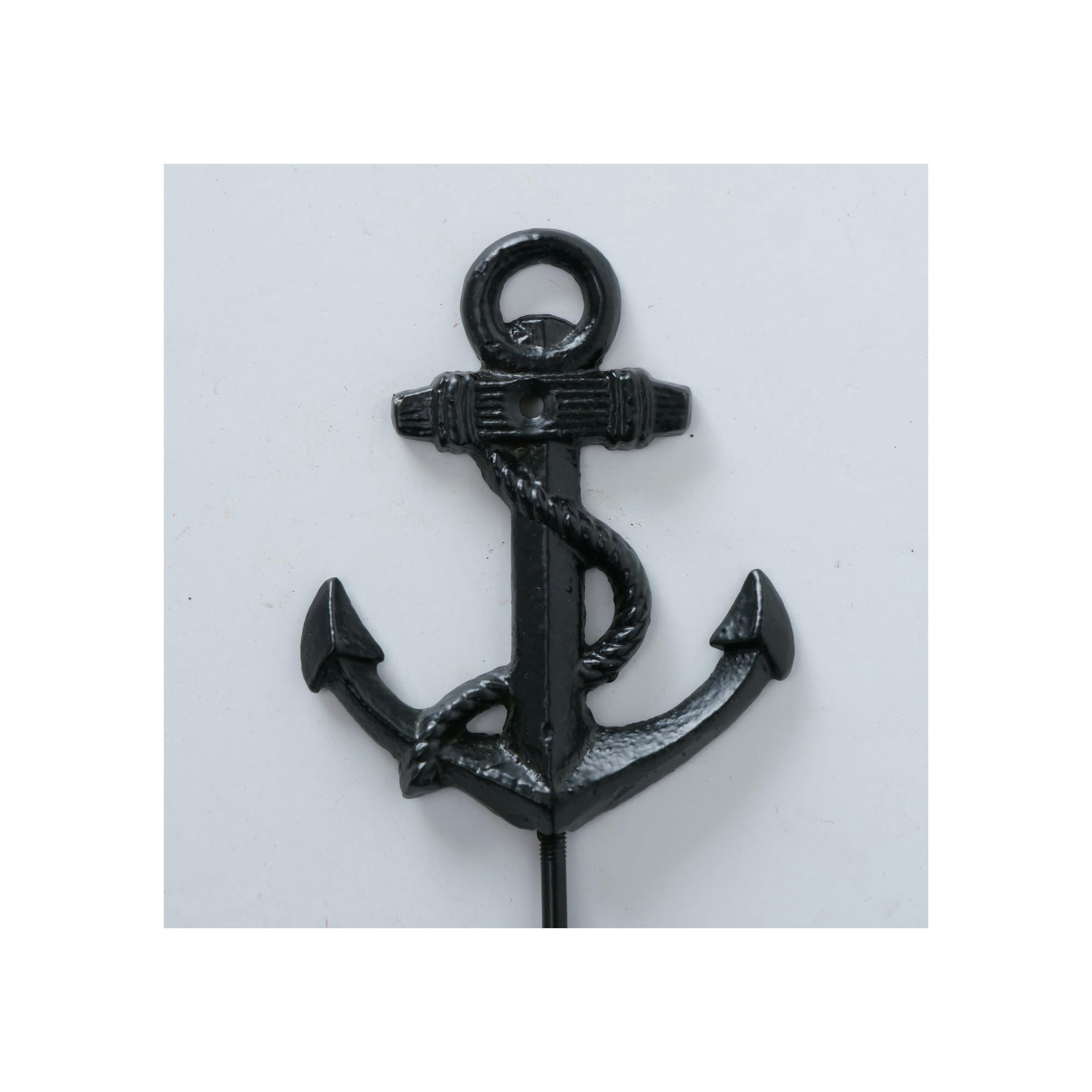 - Patère en fonte ancre - H17cm