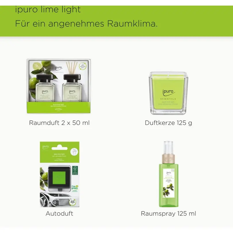 Raumspray Lime Light