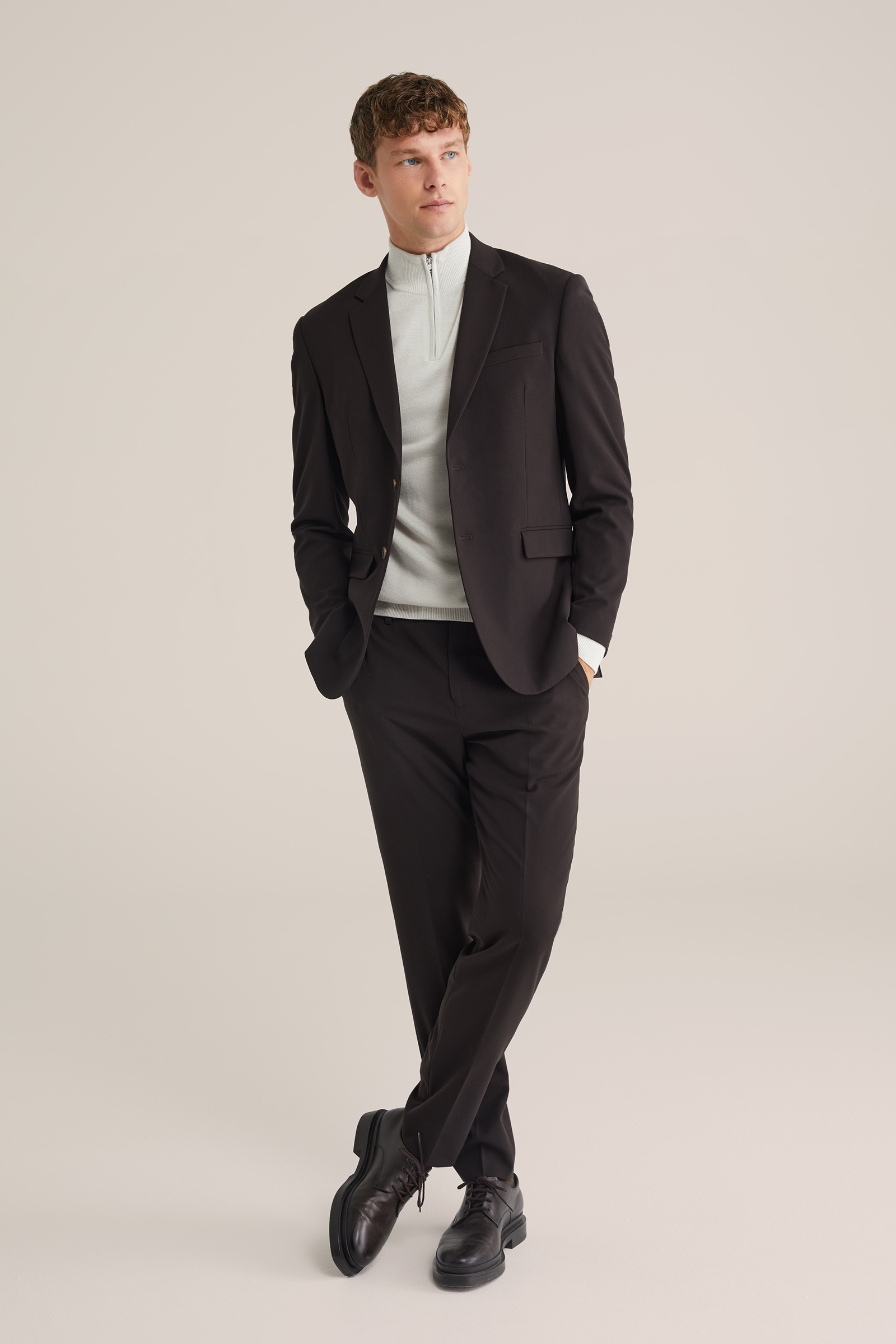Heren slim fit blazer - THE FLEX SUIT