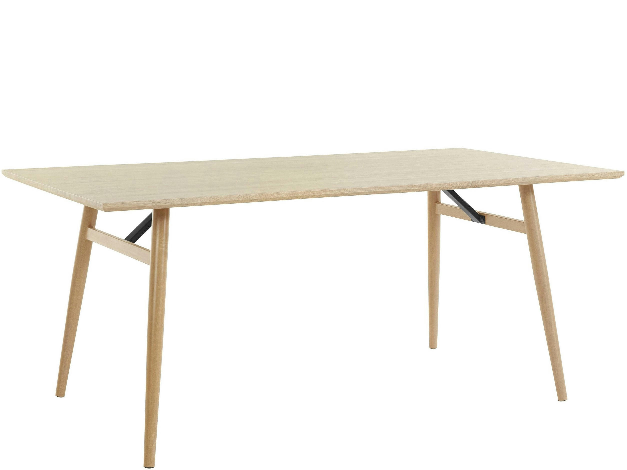 HARRIS - Table à manger 200x100 cm 8 personnes en MDF Nature Chêne