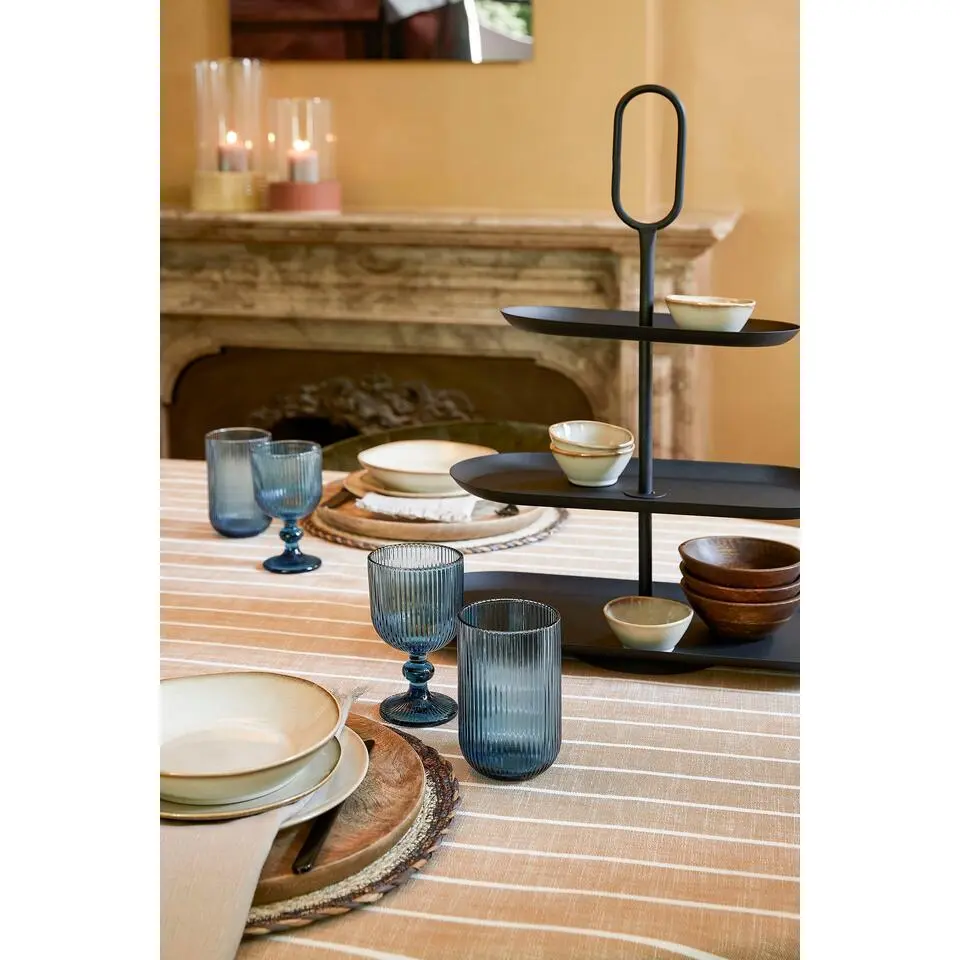 Mica Decorations Rama Etagere 3 Laags - L48 x B20 x H55 cm - Zwart