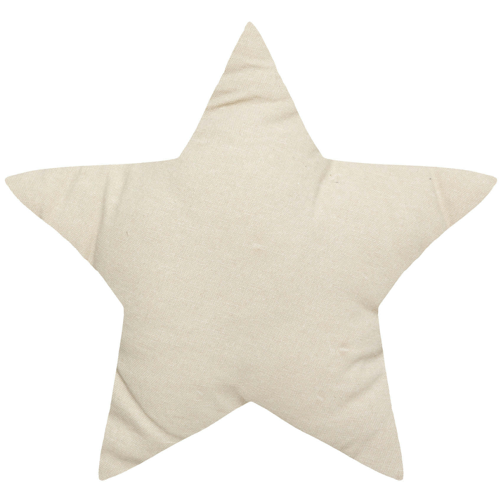 - Coussin enfant étoile motifs métallisés Beige 40x40