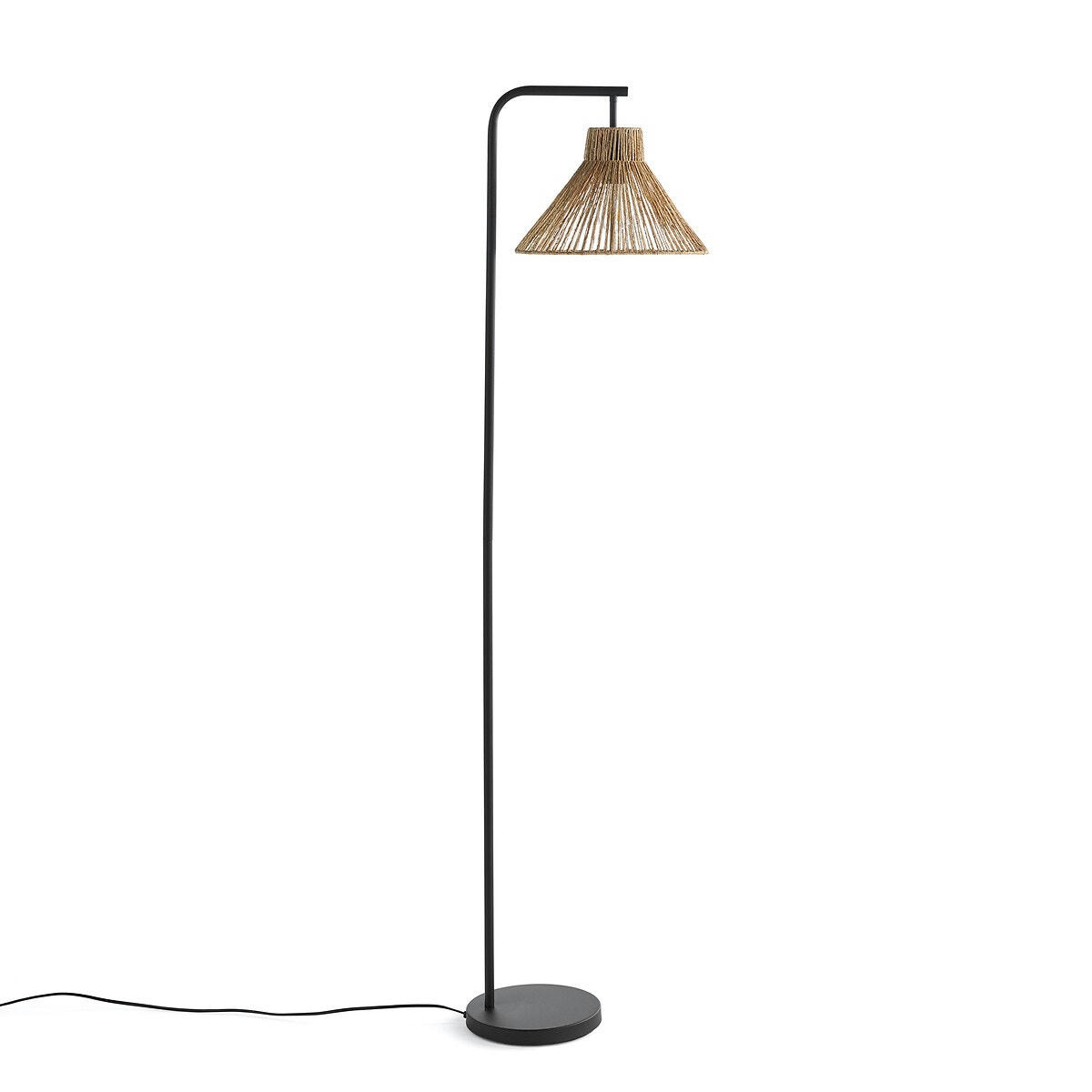 Lampadaire métal fer et chanvre, Yaku