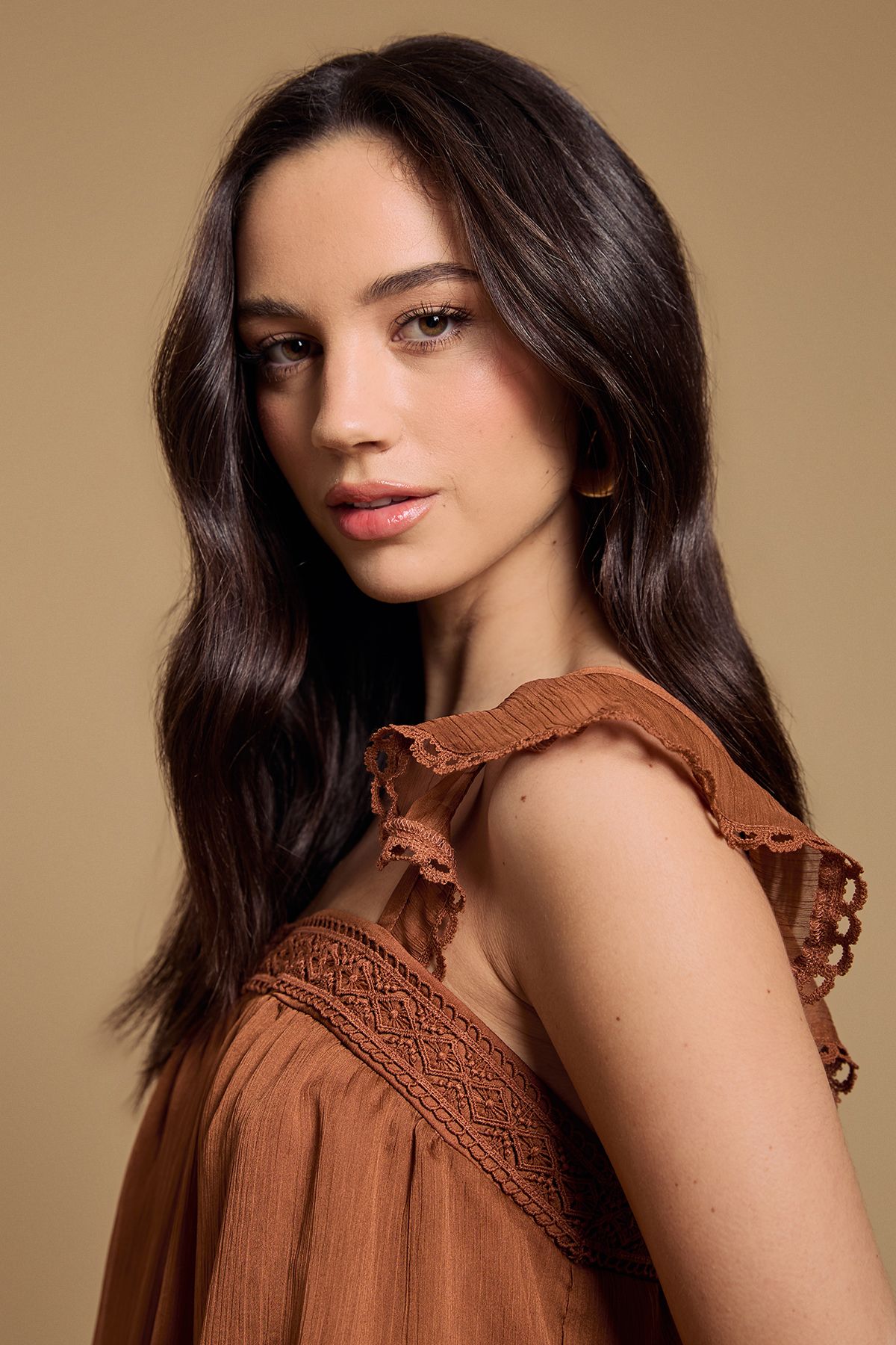 Oasis Tiered Frill Sleeve Western Cami Top
