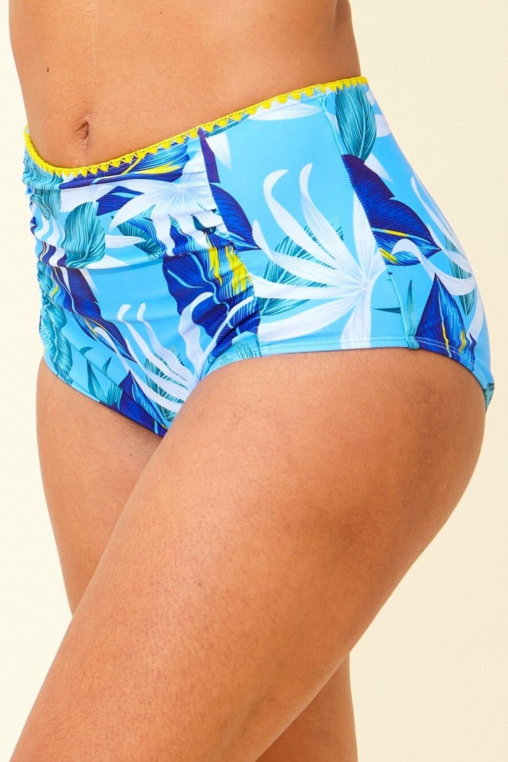 Beachcomber High Waist Ruched Bikini Brief