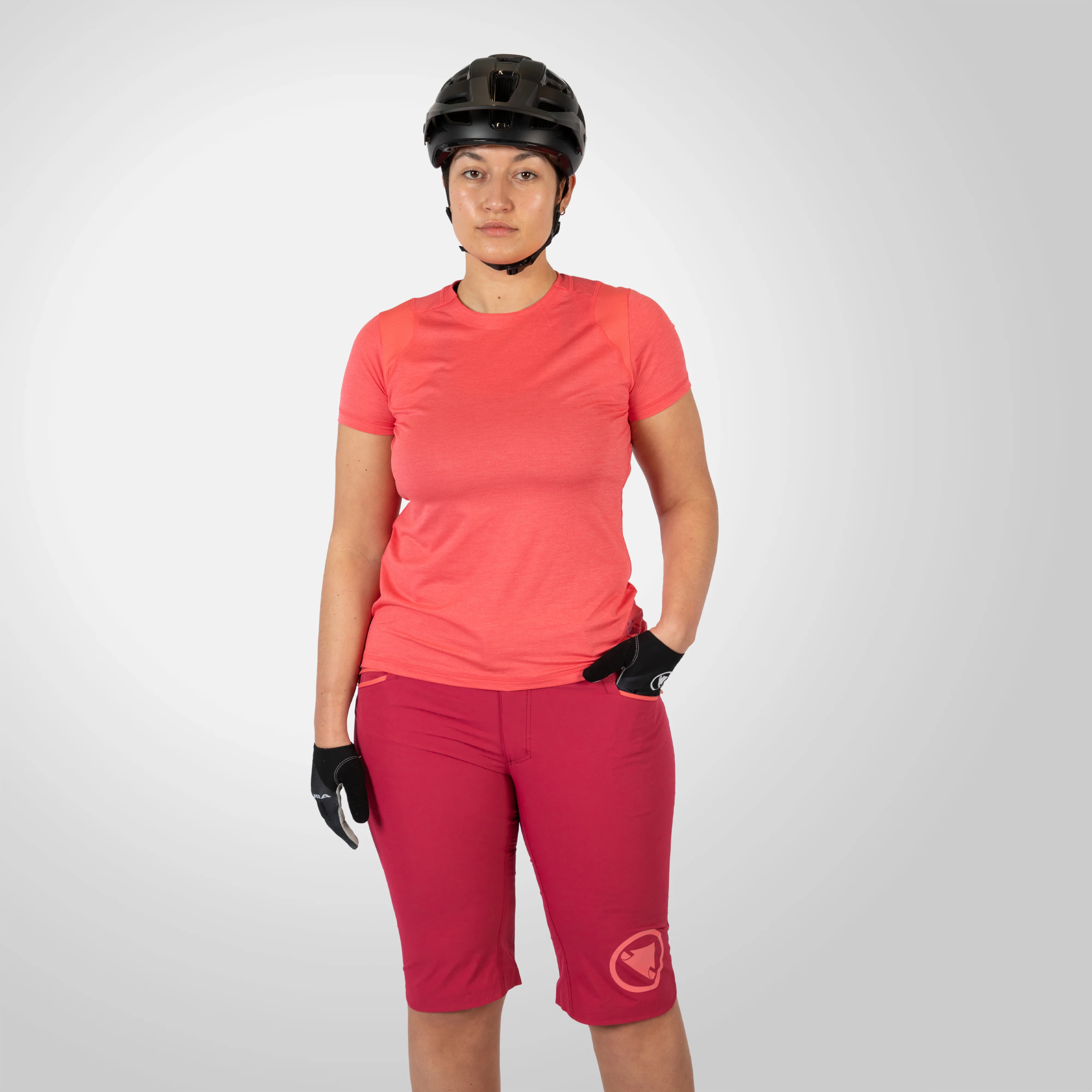Women's SingleTrack S/S Jersey - Punch Pink