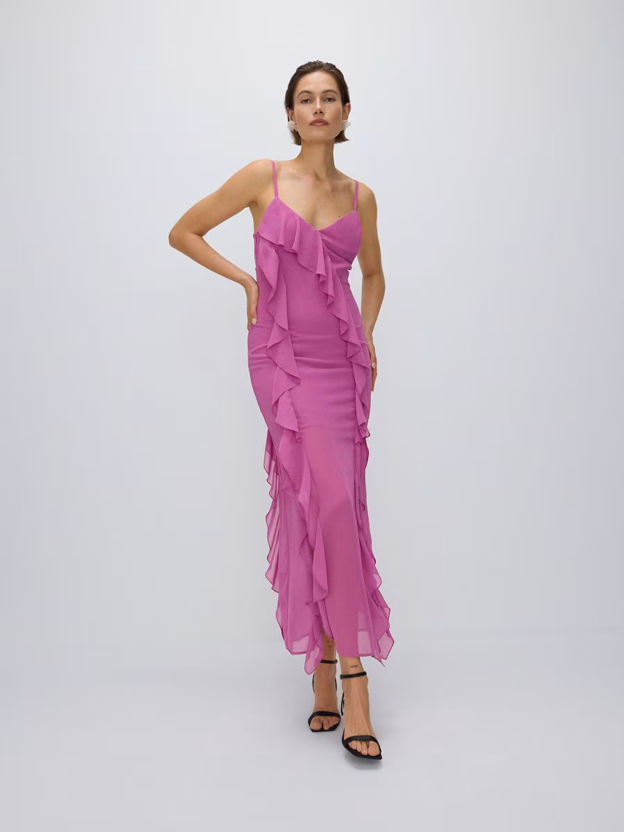 Maxi Dress With Ruffle Details