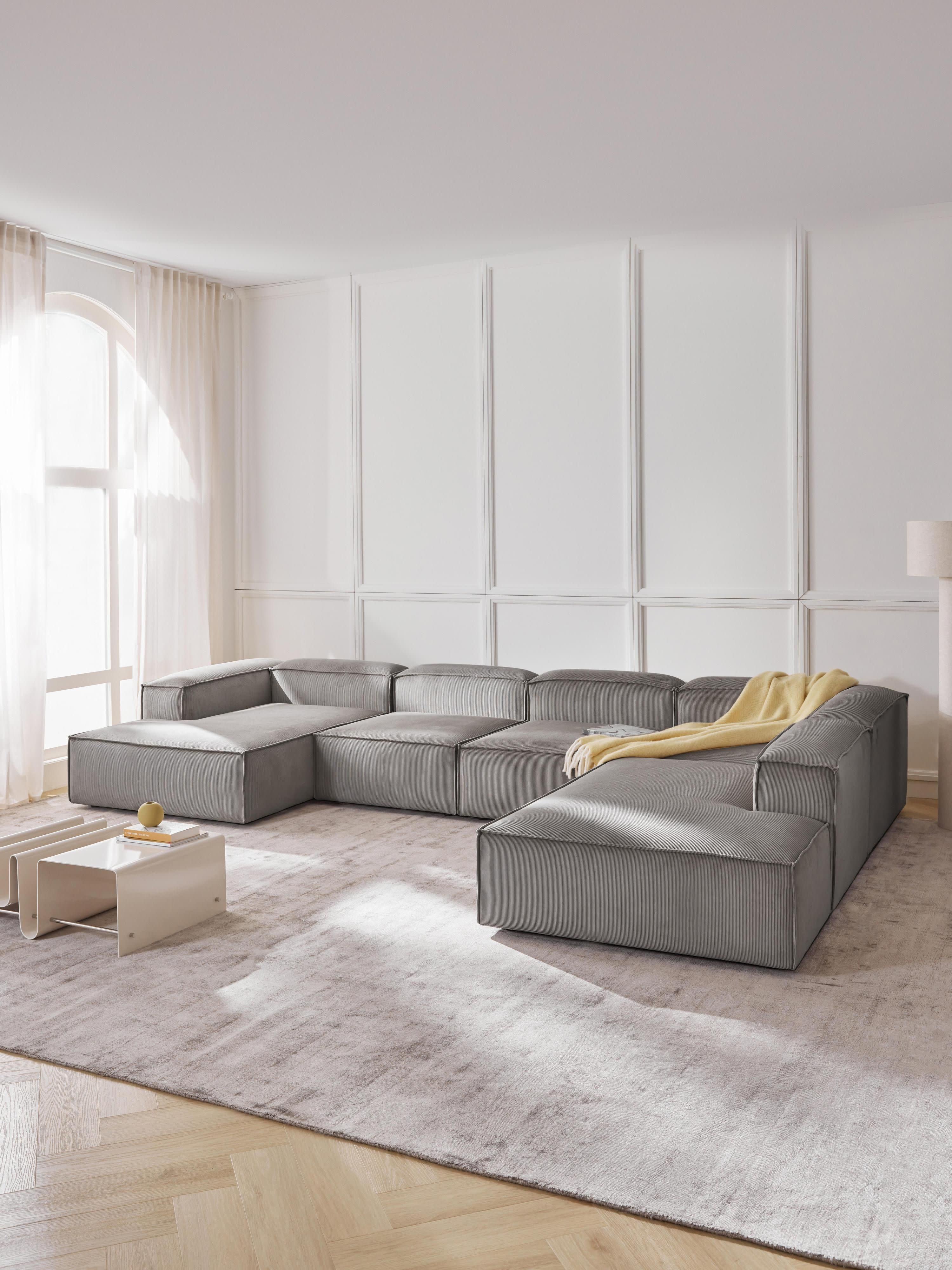 Modulares XL Sofa Lennon aus Cord
