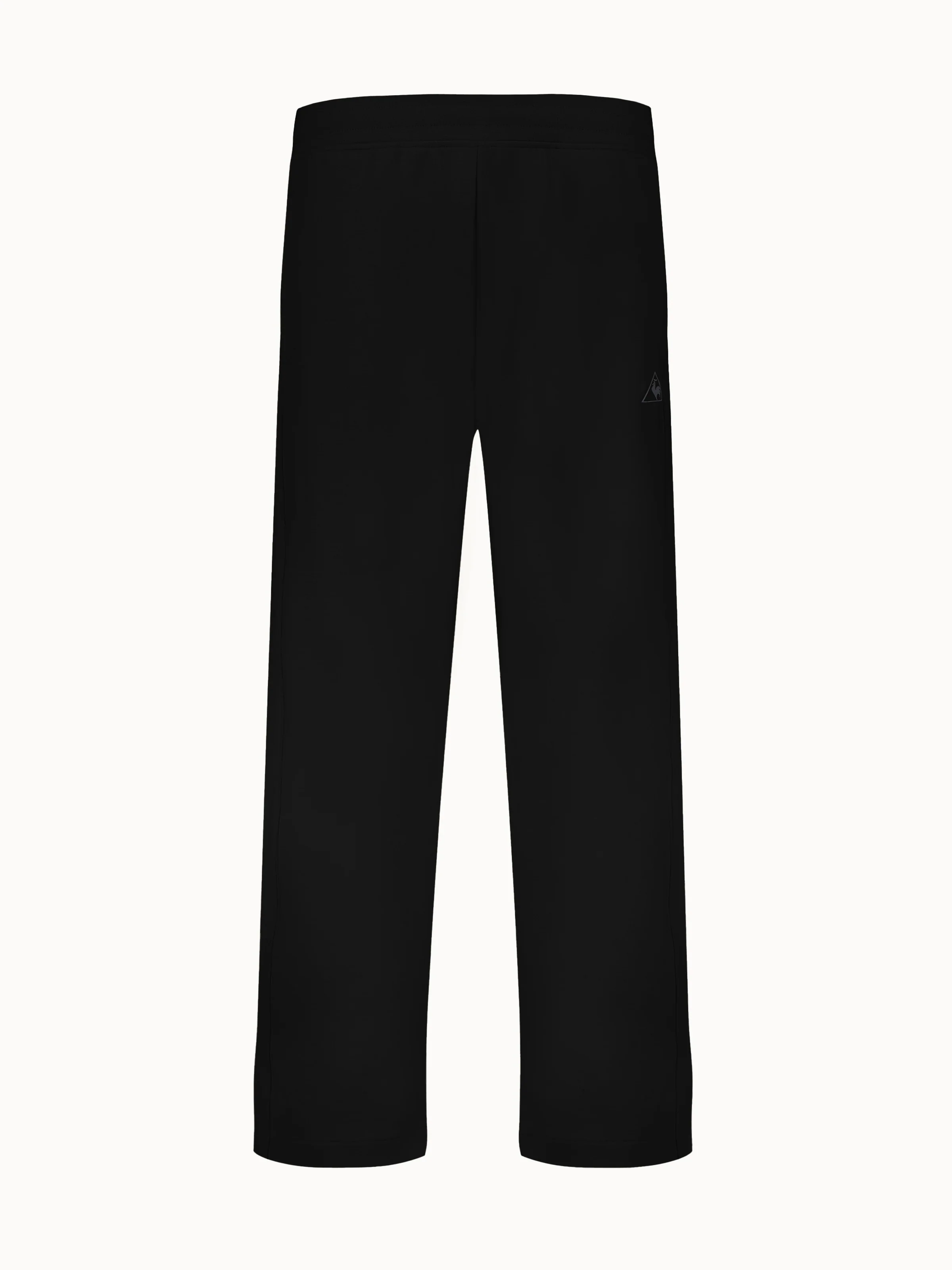 Pantalon relax double face et logo triangle