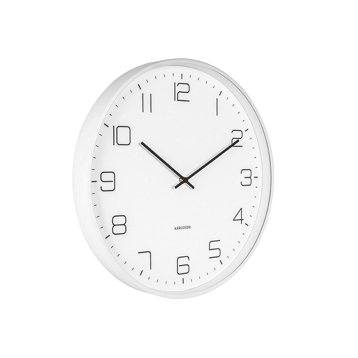 Karlsson wandklok - wit - Ø40cm
