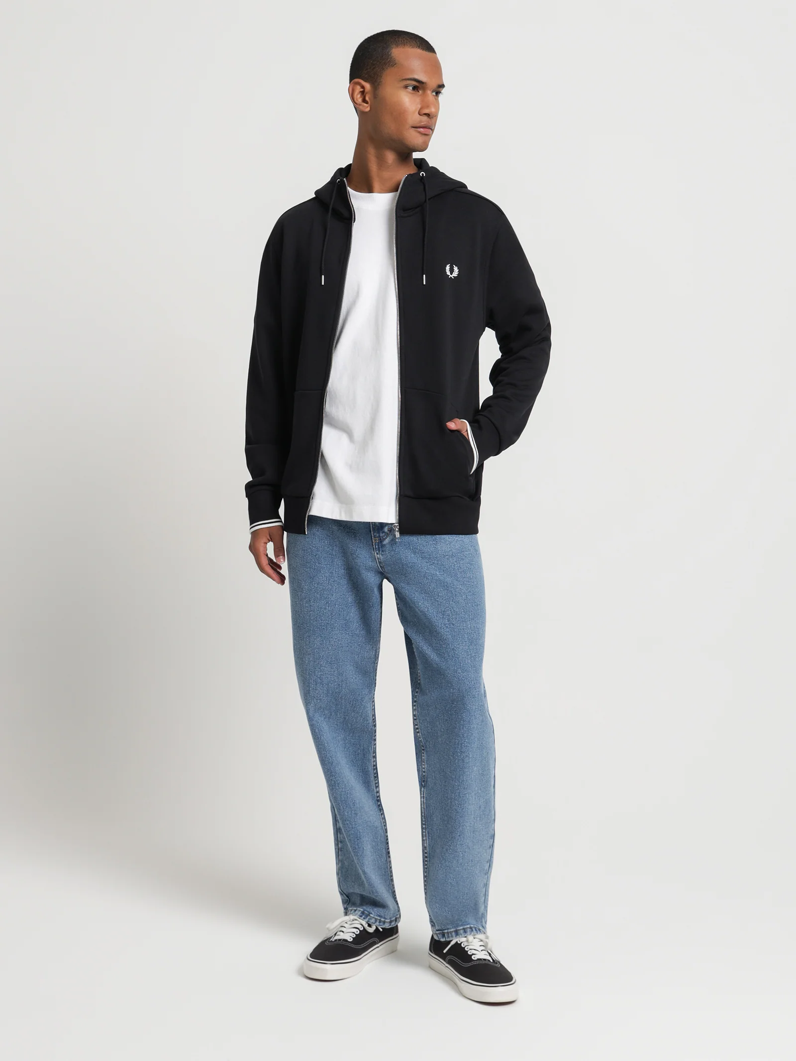 Hooded Zip Through Sweatshirt