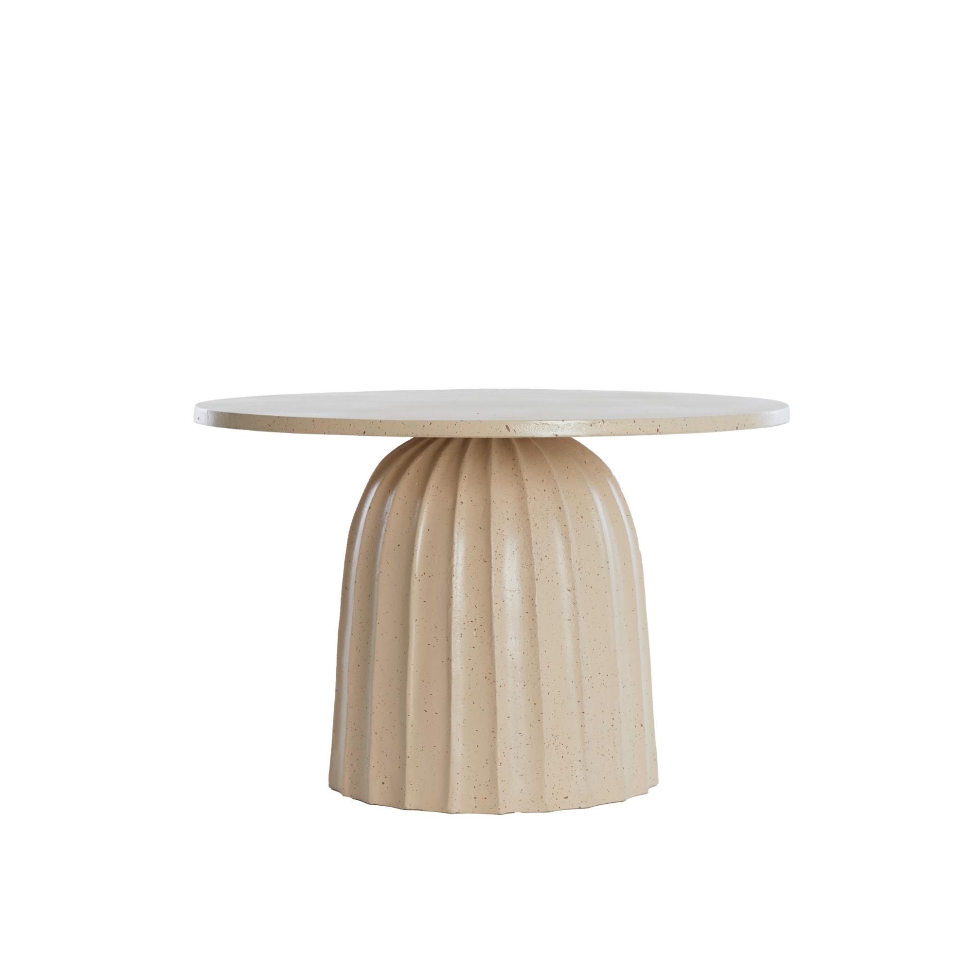 Light & Living bijzettafel Veglia - bruin - Ø60cm