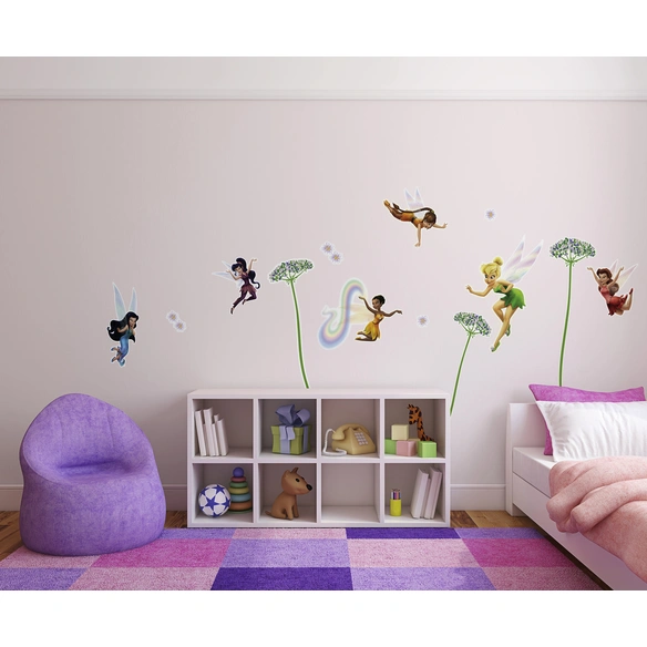 Dekosticker »Fairies Flowers«, BxH: 50 x 70 cm