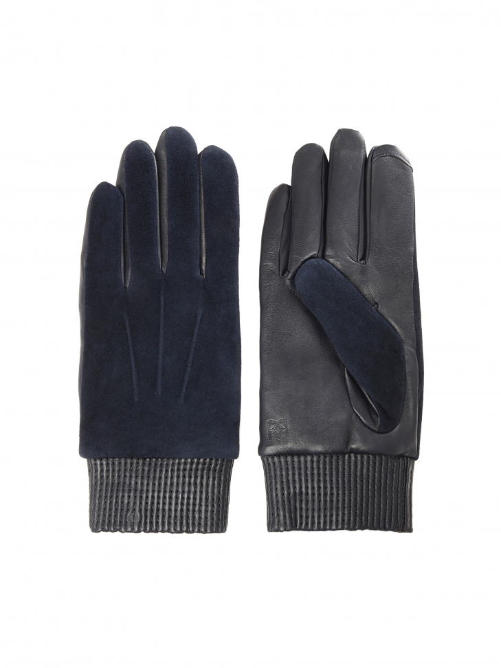 Men's gloves made of bonded materials