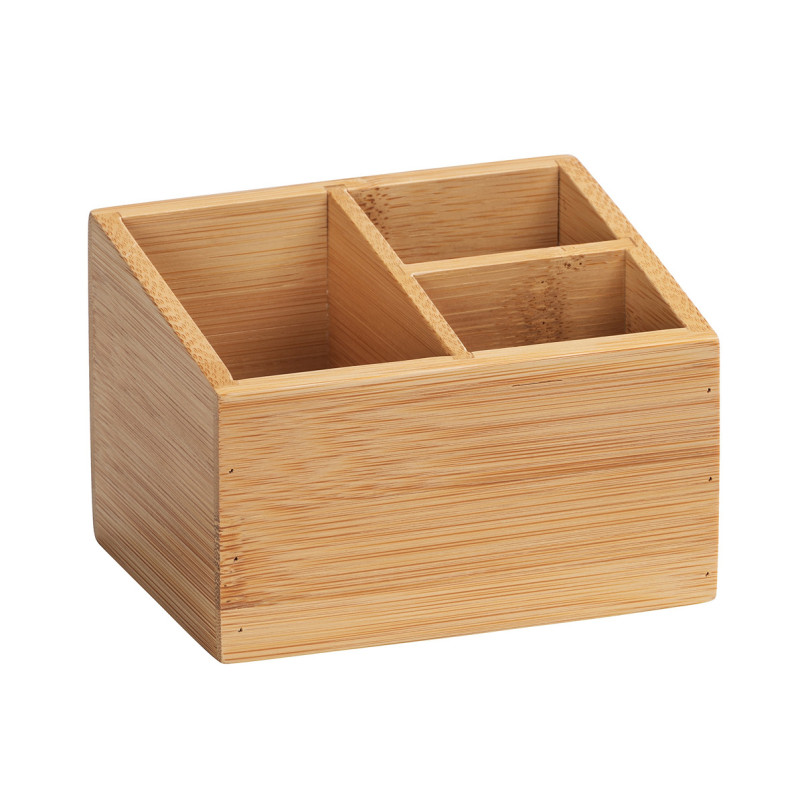 Box de rangement Terra 3 compartiments bambou WENKO