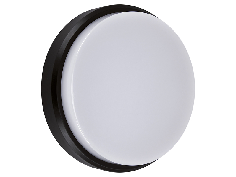 Lampa sufitowa zewnętrzna Aron LED z tworzywa sztucznego czarna