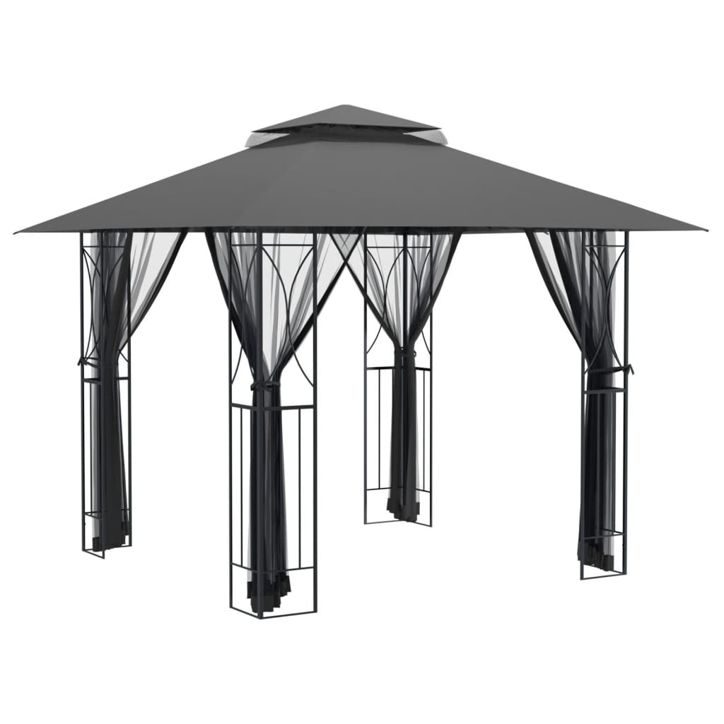 Altana Antracyt 300 x 300 x 270 cm Stal vidaXL