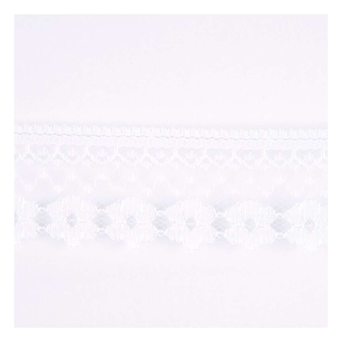 White 35mm Buttercup Lace Trim by the Metre