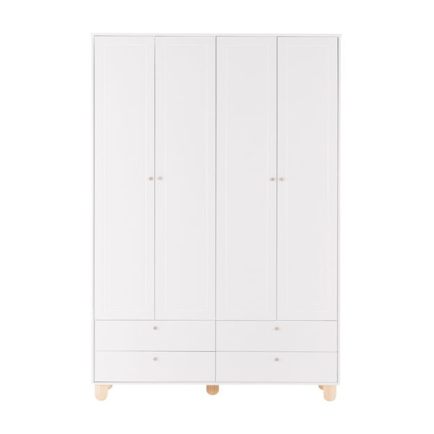 GUARDA-ROUPA INFANTIL 4 PORTAS/4 GAVETAS SWEET
