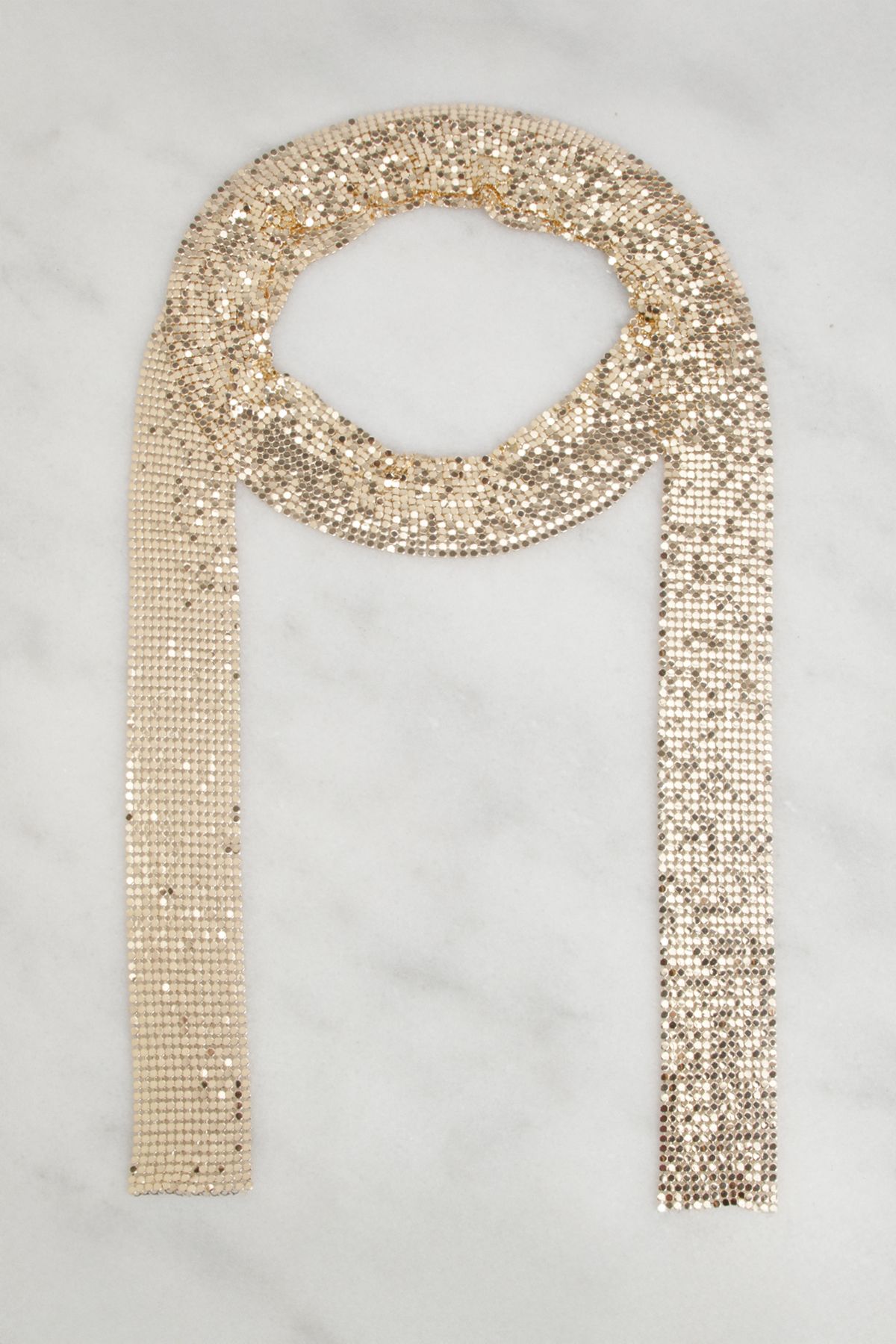 KarenMillen Chainmail Scarf Necklace