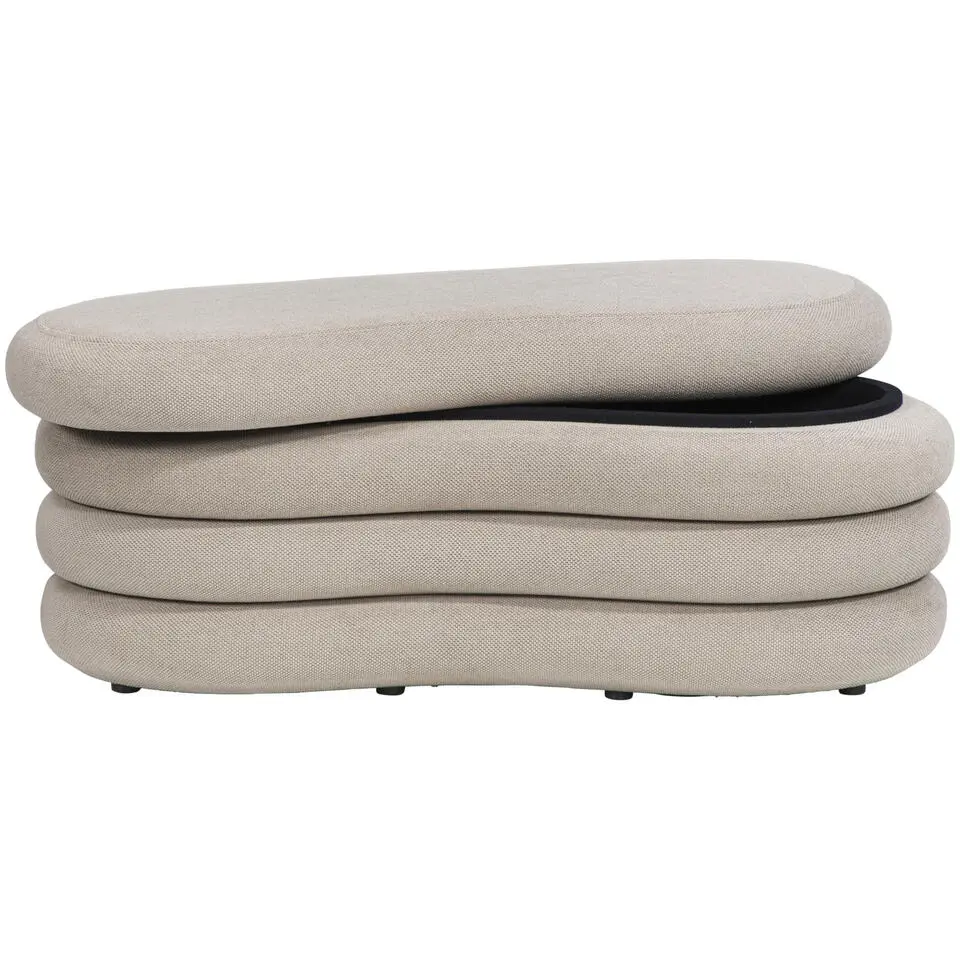 Poef Fitero - beige - 41x106x43 cm