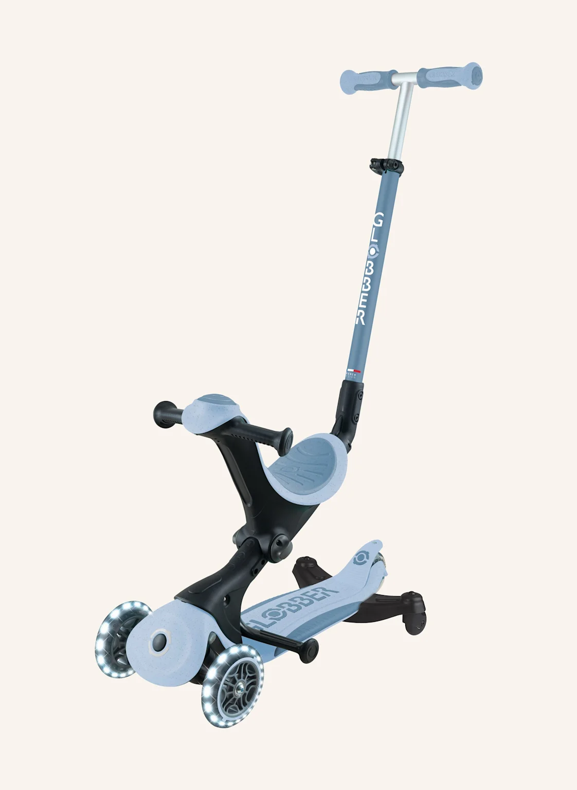 GLOBBER Scooter GO-UP DELUXE LIGHTS ECO 360