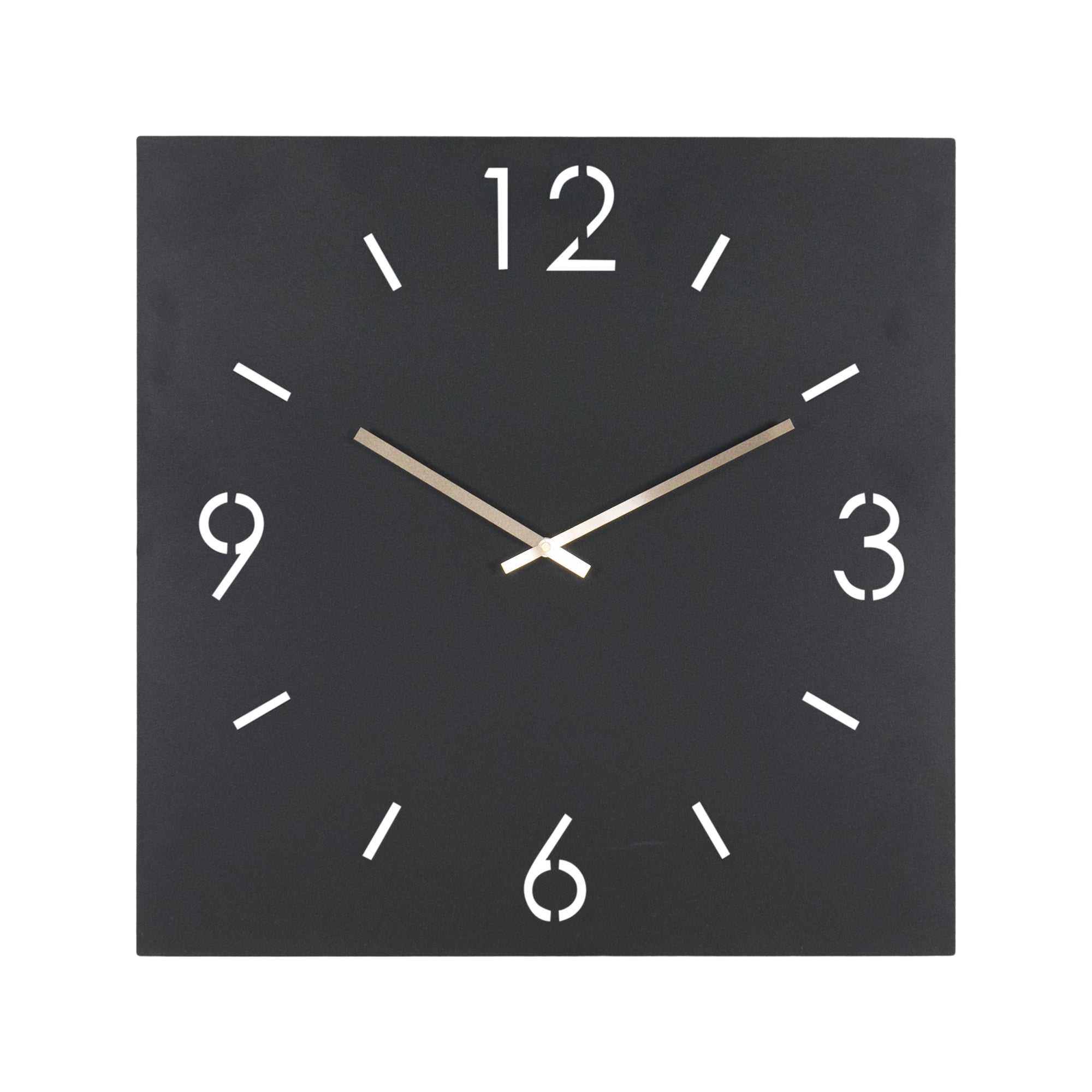 Spinder Design klok Time 60 X 60 - Zwart