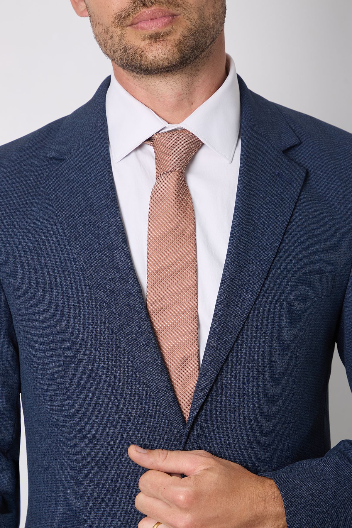 Burton Light Brown Textured Tie