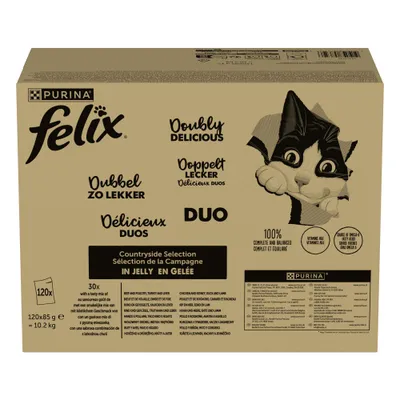 Felix As Good As It Looks Doubly Delicious Mega Pack 120 x 85g