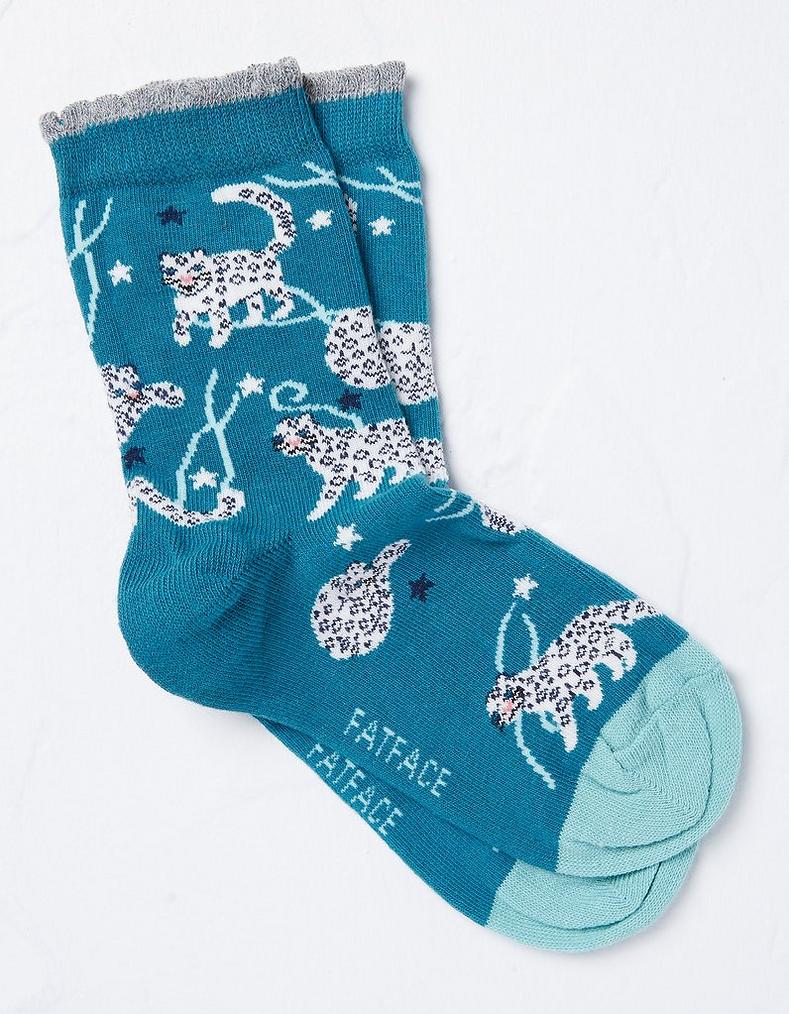 Snow Leopard Socks