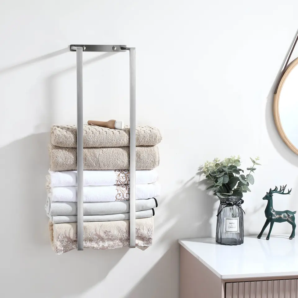 VDN Stainless Handdoekrek - Handdoekrek badkamer - RVS