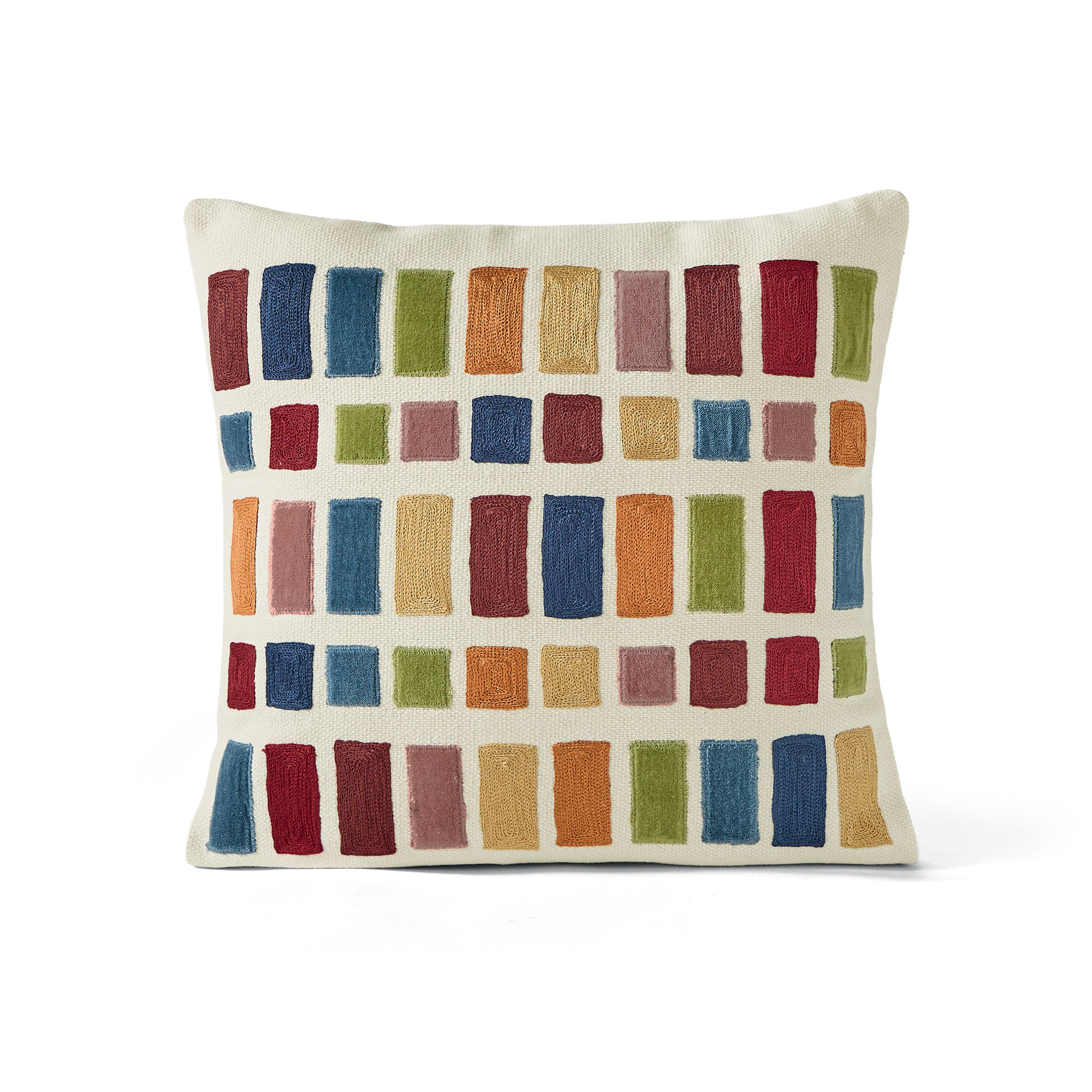 Coussin brodéDynamique